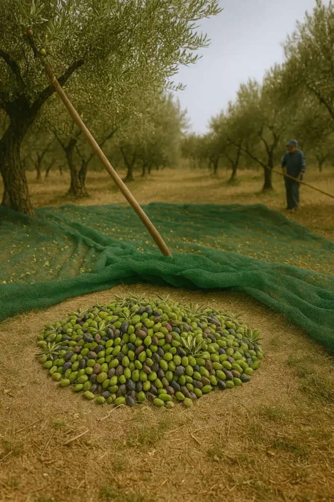 La récolte de l'huile d'olive en Crète : l'or vert de l'île.